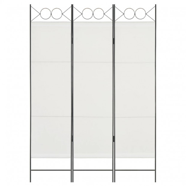 3-panel Room Divider White 120x180 Cm