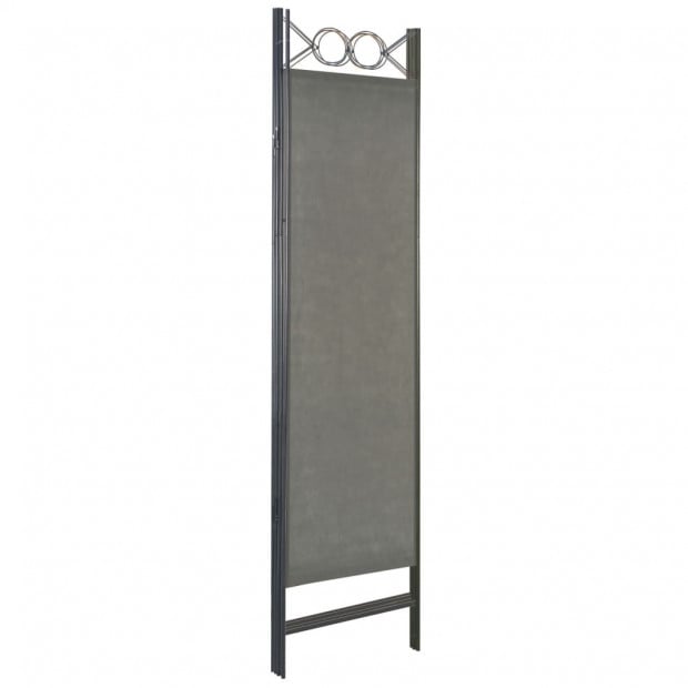 4-panel Room Divider Anthracite 160x180 Cm Image 4