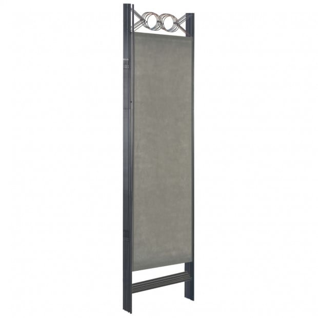 6-panel Room Divider Anthracite 240x180 Cm Image 4
