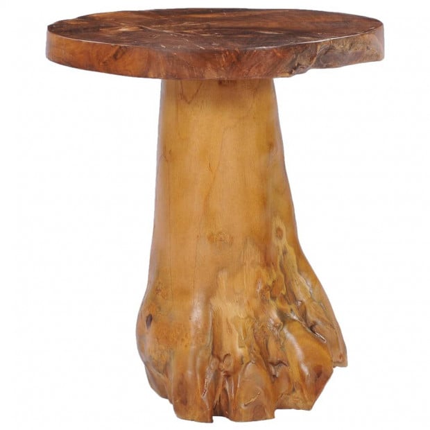 Coffee Table 40x40 Cm Solid Teak Wood Image 5