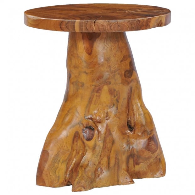 Coffee Table 40x40 Cm Solid Teak Wood Image 8