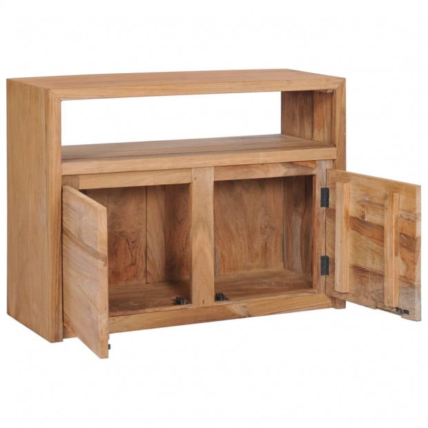 Sideboard 80x30x60 Cm Solid Teak Wood Image 2