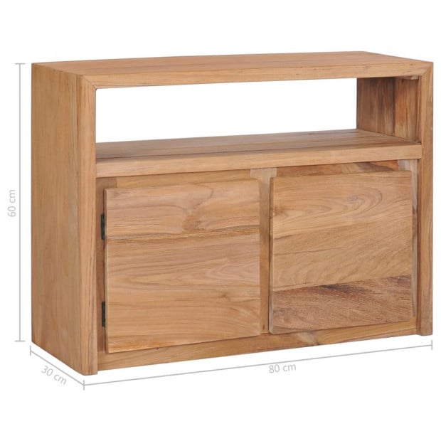 Sideboard 80x30x60 Cm Solid Teak Wood Image 9