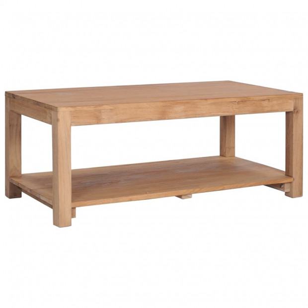 Coffee Table 100x50x40 Cm Solid Teak Wood