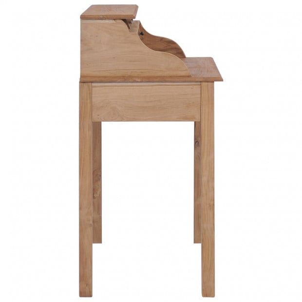 Desk 90x50x100 Cm Solid Teak Wood Image 4