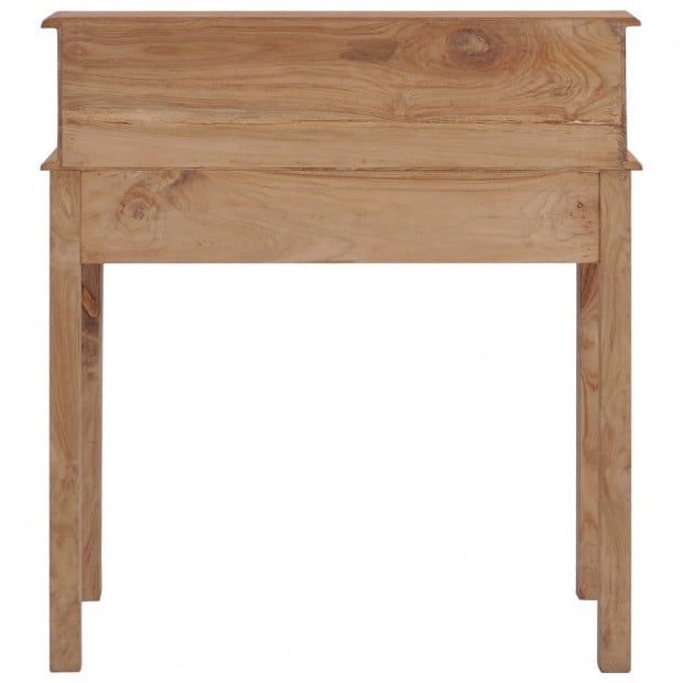 Desk 90x50x100 Cm Solid Teak Wood Image 5