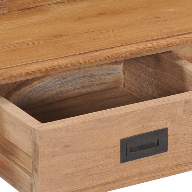 Desk 90x50x100 Cm Solid Teak Wood Image 8