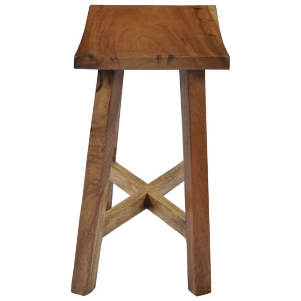 Bathroom Stool Solid Suar Wood Image 5