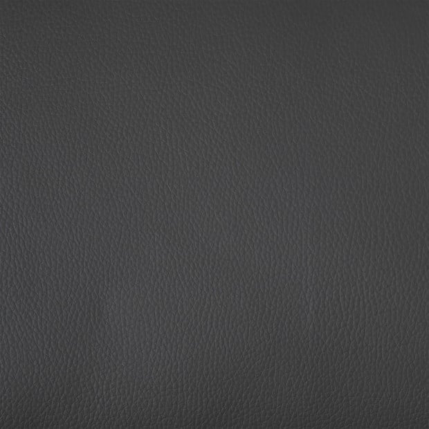 Cube Armchair Grey Faux Leather Image 4