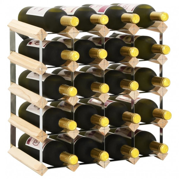 Wine Rack For 20 Bottles Solid Pinewood