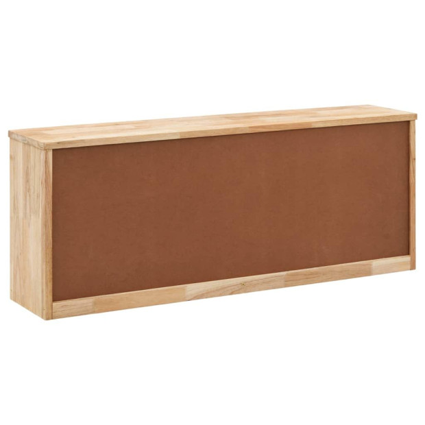 Shoe Storage Bench 94x20x38 Cm Solid Walnut Wood Image 4