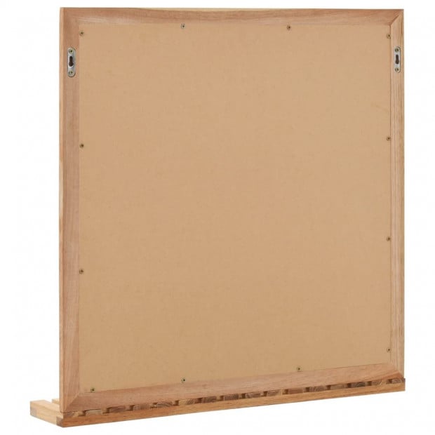 Bathroom Mirror 60x12x62 Cm Solid Walnut Wood Image 3