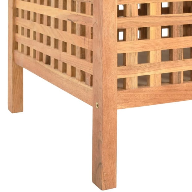 Storage Bench 93x49x49 Cm Solid Walnut Wood Image 7