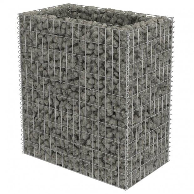 Gabion Raised Bed Galvanised Steel 90x50x100 Cm