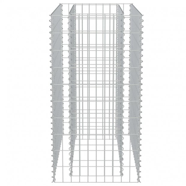 Gabion Raised Bed Galvanised Steel 90x50x100 Cm Image 6