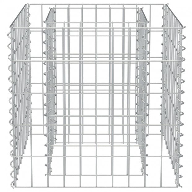 Gabion Raised Bed Galvanised Steel 50x50x50cm Image 5