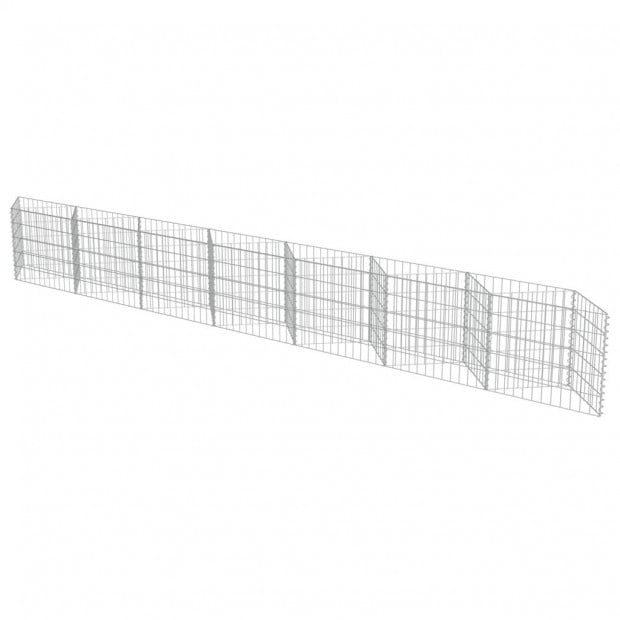 Gabion Wall Galvanised Steel 450x30x50 Cm Image 2