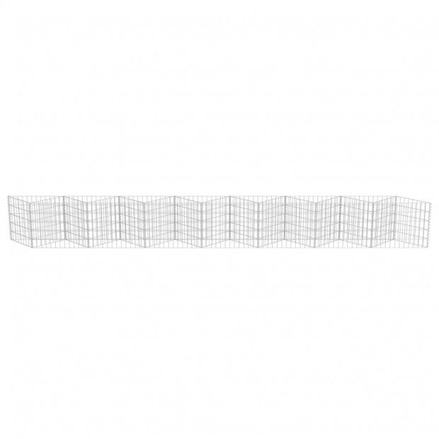 Gabion Wall Galvanised Steel 450x30x50 Cm Image 5
