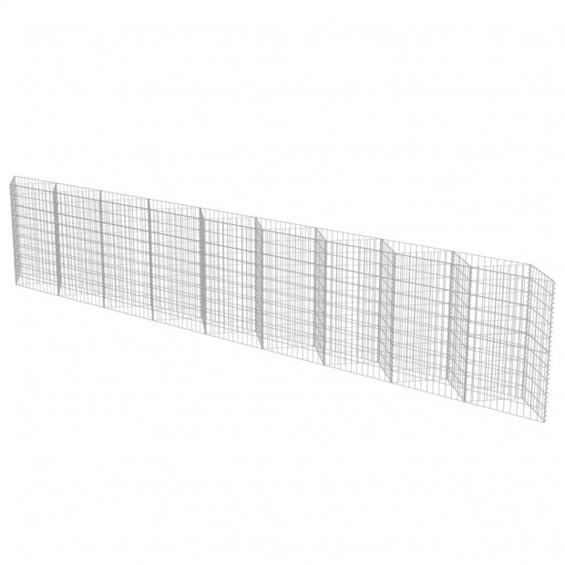 Gabion Wall Galvanised Steel 630x30x100 Cm Image 3