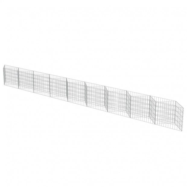 Gabion Wall Galvanised Steel 630x30x50 Cm Image 3