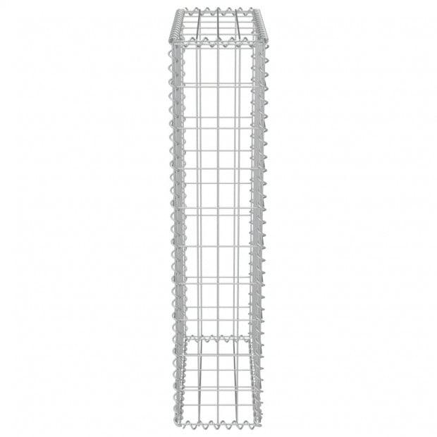 Gabion Wall With Covers Galvanised Steel 50x20x100 Cm Image 5