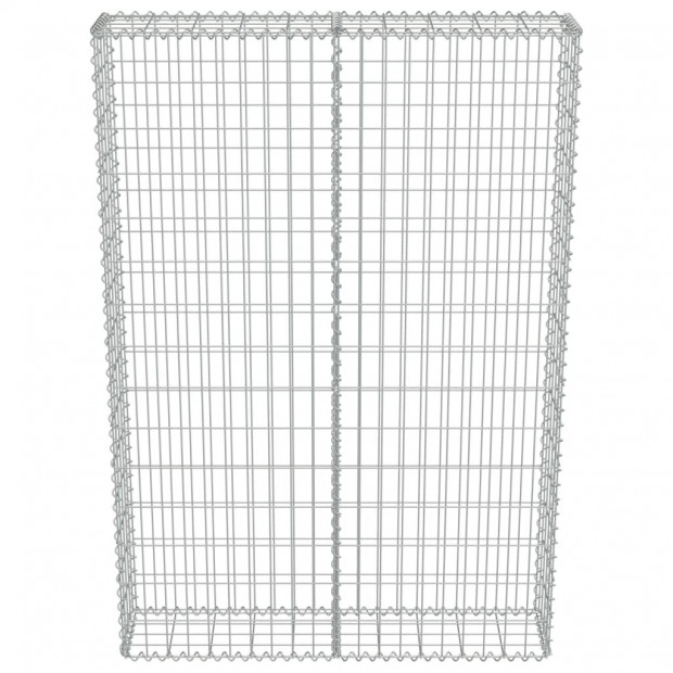 Gabion Wall With Covers Galvanised Steel 100x20x150 Cm Image 4