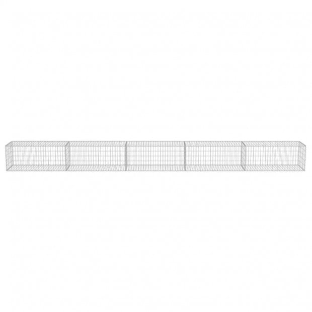 Gabion Wall With Covers Galvanised Steel 600x50x50 Cm Image 4
