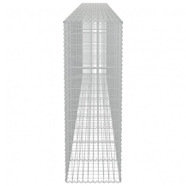 Gabion Wall With Covers Galvanised Steel 600x50x150 Cm Image 5