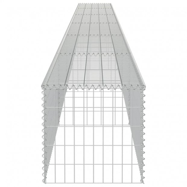 Gabion Wall With Covers Galvanised Steel 900x50x50 Cm Image 5