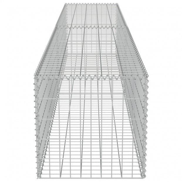 Gabion Wall With Covers Galvanised Steel 300x50x50 Cm Image 5