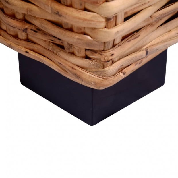 3-seater Garden Sofa Natural Rattan Image 4