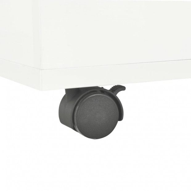 Coffee Table High Gloss White 100x100x35 Cm Image 7