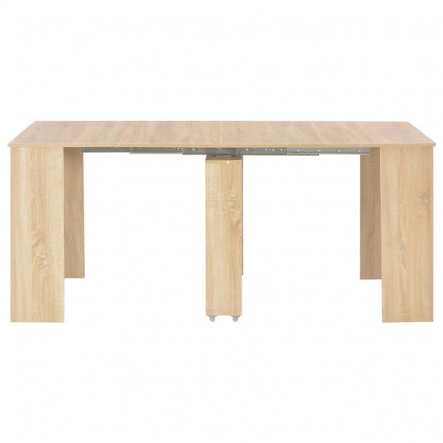 Extendable Dining Table Sonoma Oak 175x90x75 Cm Image 3