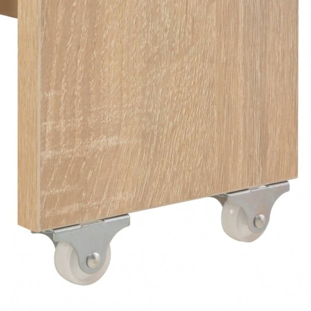 Extendable Dining Table Sonoma Oak 175x90x75 Cm Image 6
