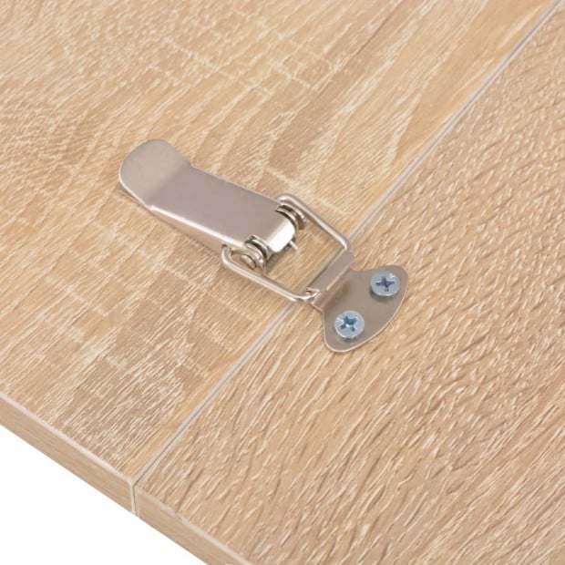 Extendable Dining Table Sonoma Oak 175x90x75 Cm Image 7