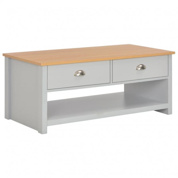 Coffee Table Grey 100x50x42 Cm