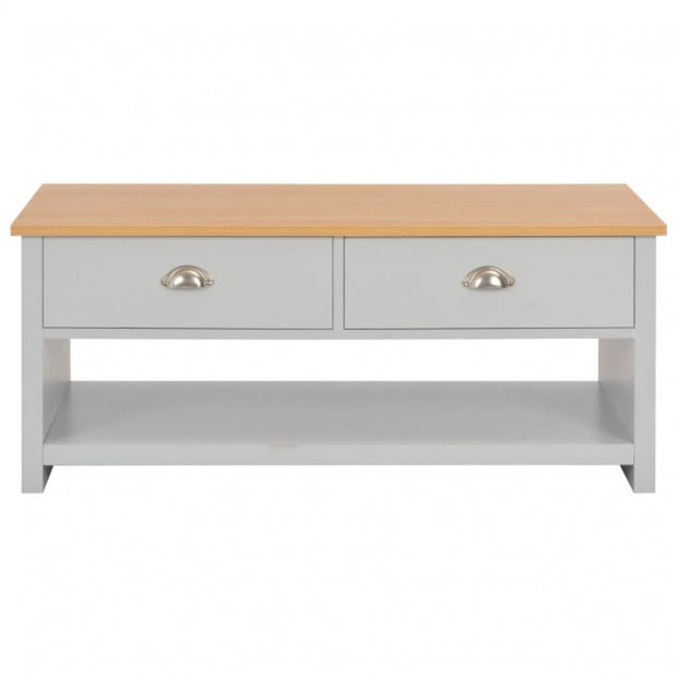 Coffee Table Grey 100x50x42 Cm Image 4