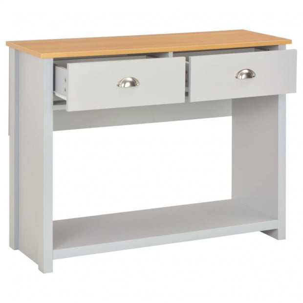 Console Table Grey 97x35x76 Cm Image 2