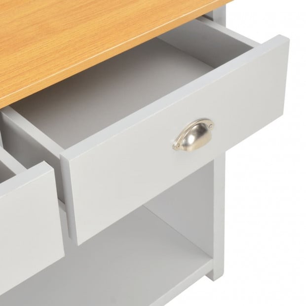 Console Table Grey 97x35x76 Cm Image 7