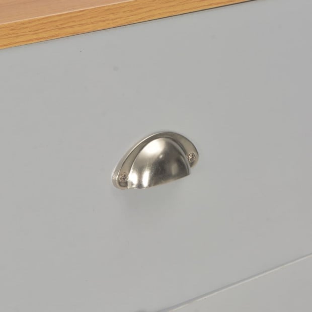 Sideboard Grey 112x35x81 Cm Image 3