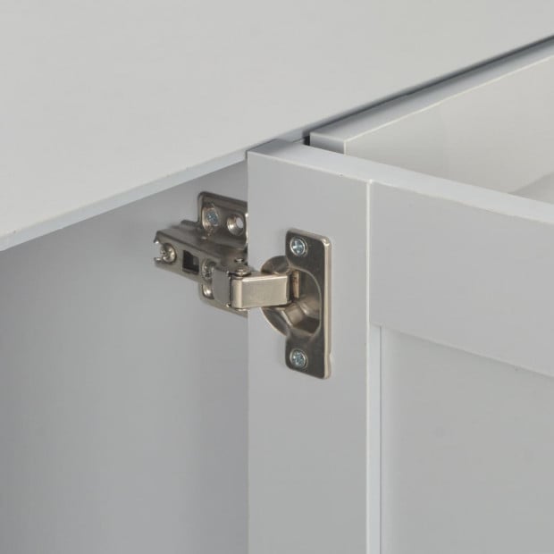 Sideboard Grey 112x35x81 Cm Image 10