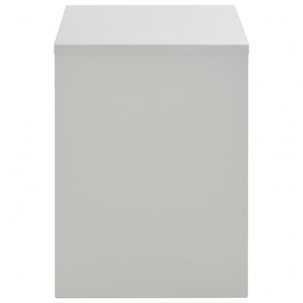 Dressing Table With Mirror And Stool Grey 104x45x131 Cm Image 7