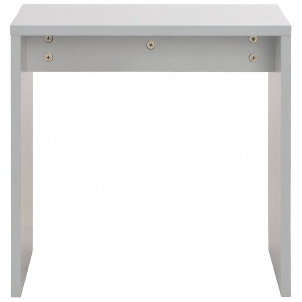 Dressing Table With Mirror And Stool Grey 104x45x131 Cm Image 9