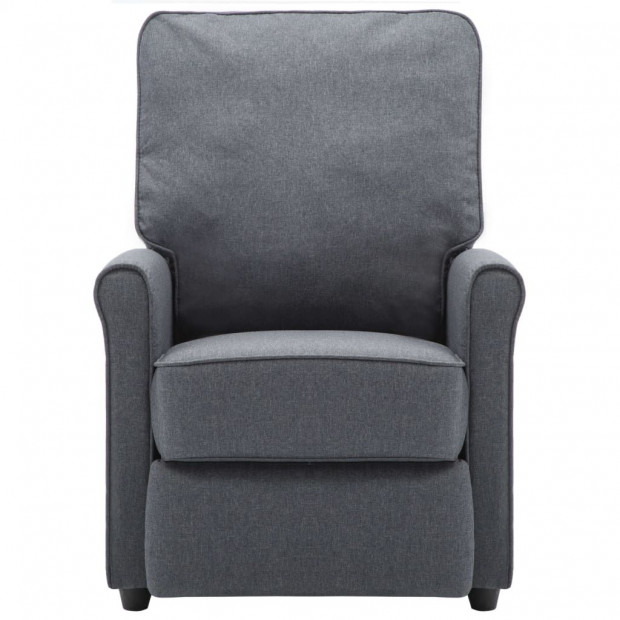 Tv Recliner Chair Dark Grey Fabric Image 5