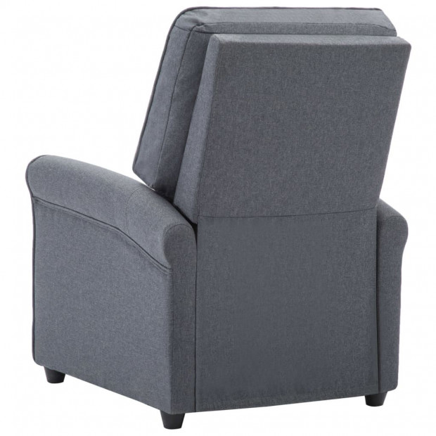 Tv Recliner Chair Dark Grey Fabric Image 7