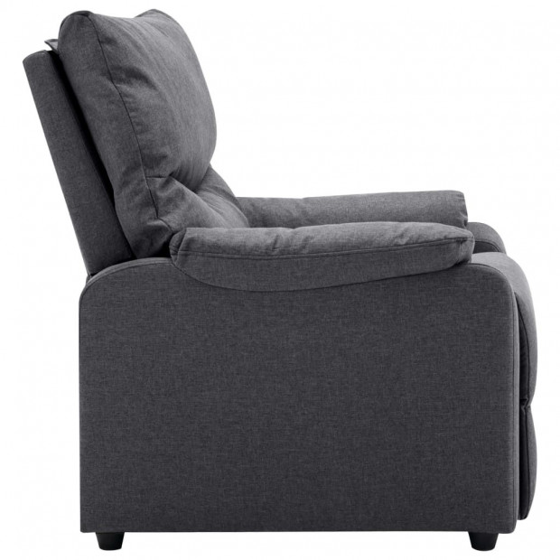 Tv Recliner Dark Grey Fabric Image 7