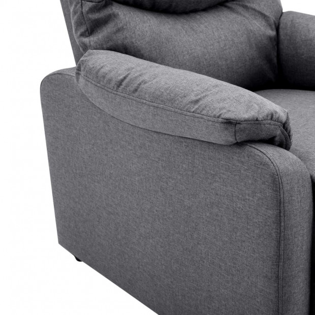 Tv Recliner Dark Grey Fabric Image 10