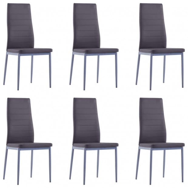 Seven Piece Dining Set Grey Image 6