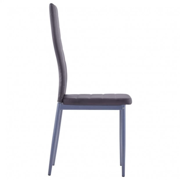 Seven Piece Dining Set Grey Image 9