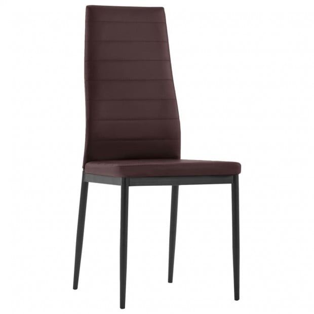 Five Piece Dining Set Brown Image 6